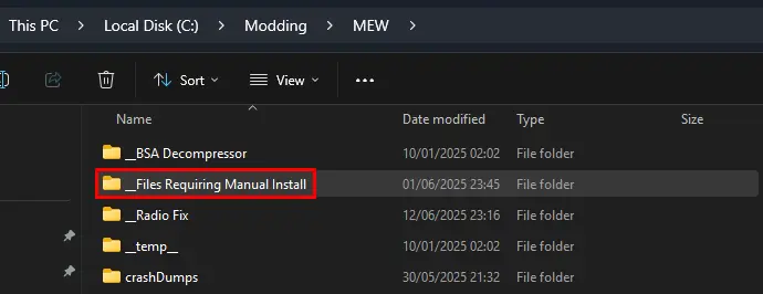 FilesRequiringManualInstall